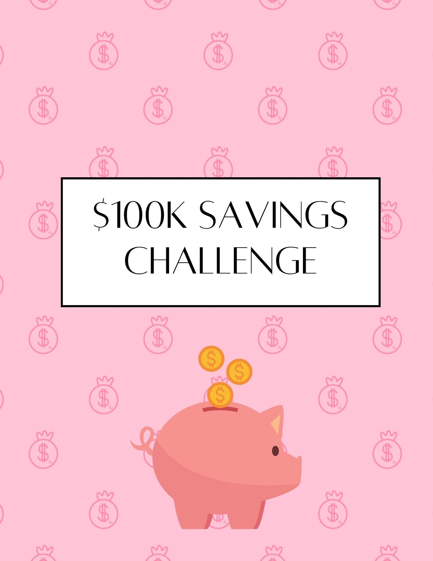 $100K Savings Challenge Book