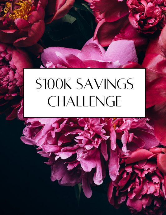 Digital Download $100K Savings Challenge Book