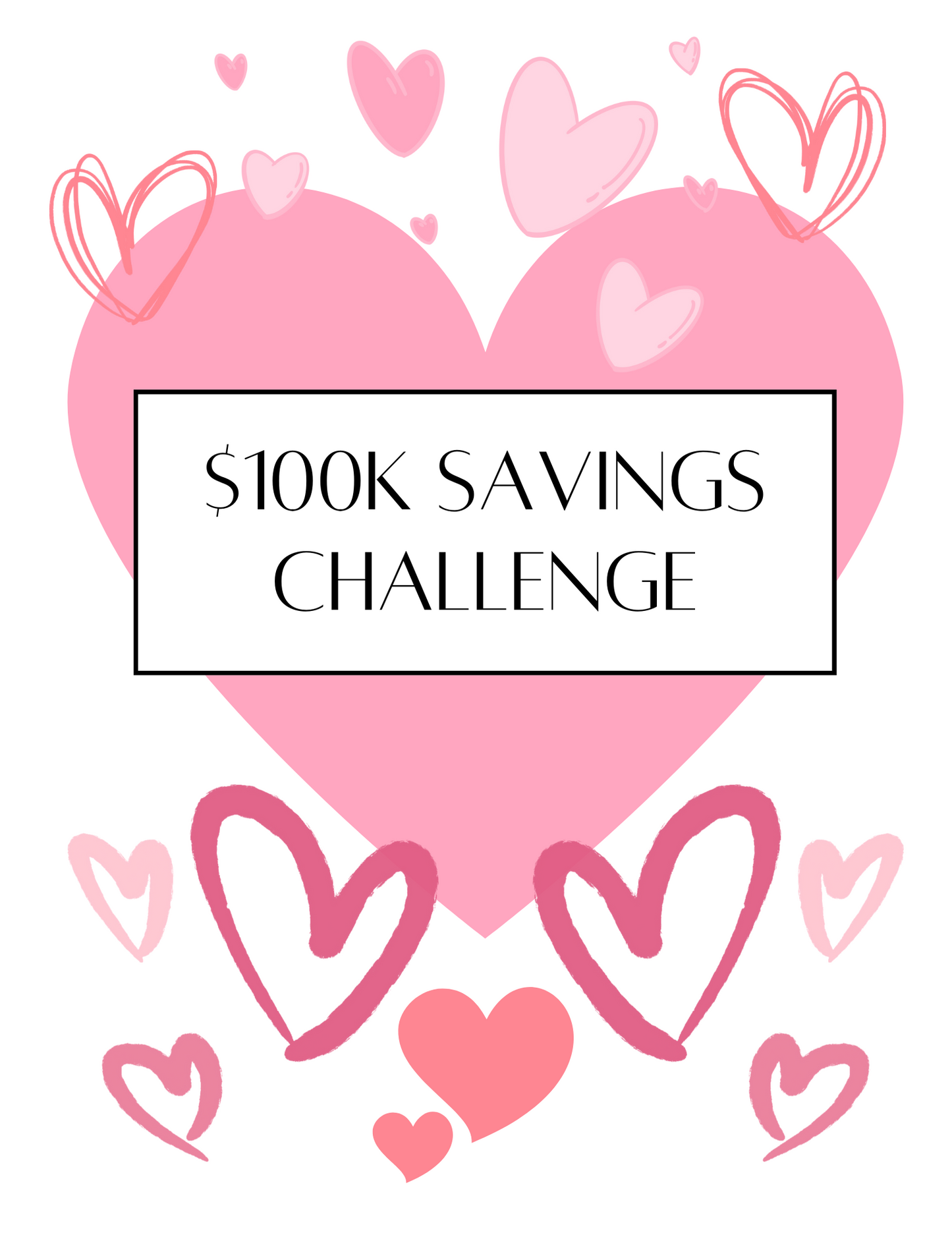 $100K Savings Challenge Book