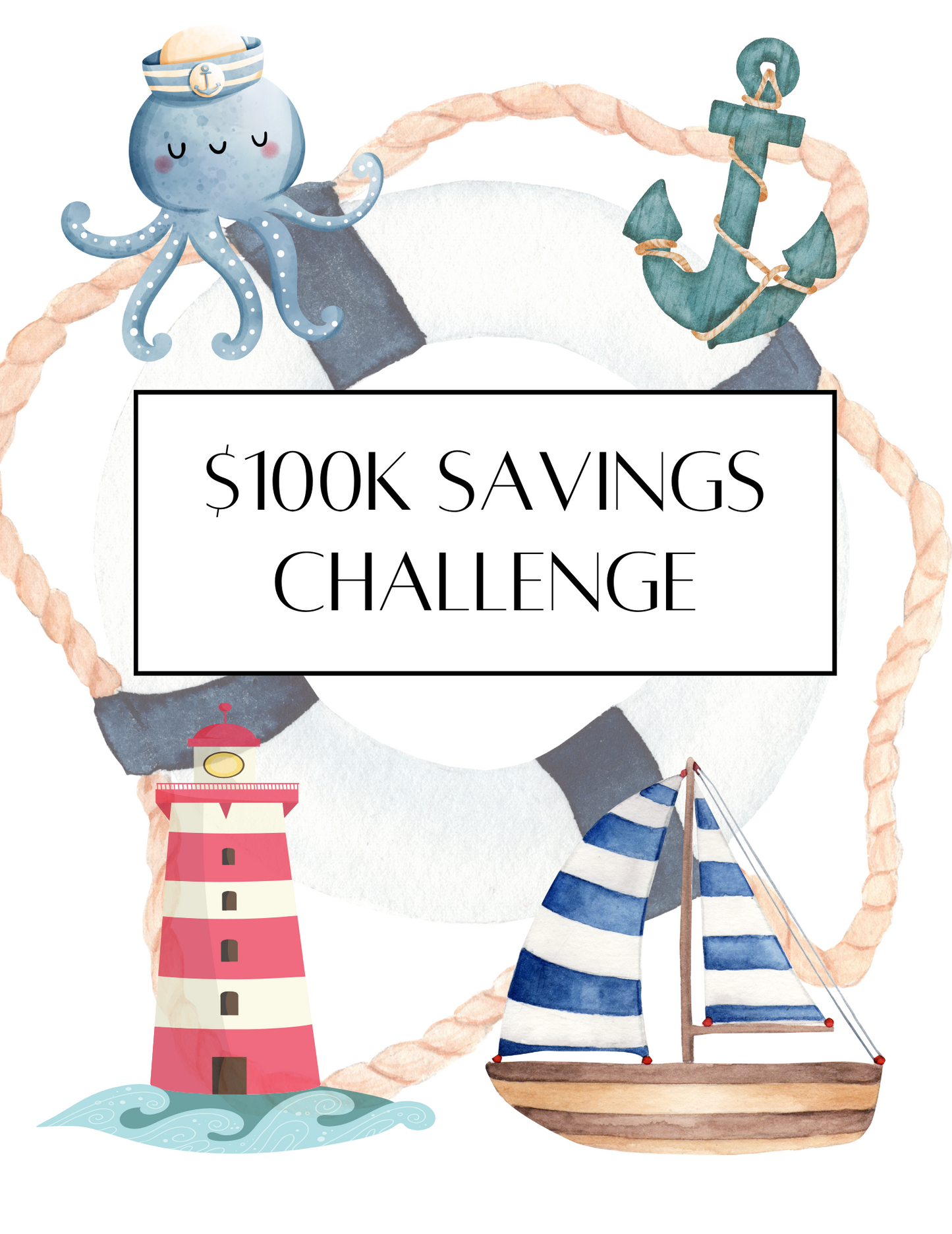 $100K Savings Challenge Book