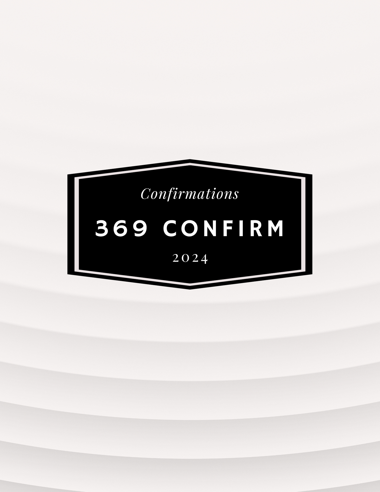 369 Confirm Manifestation Journal