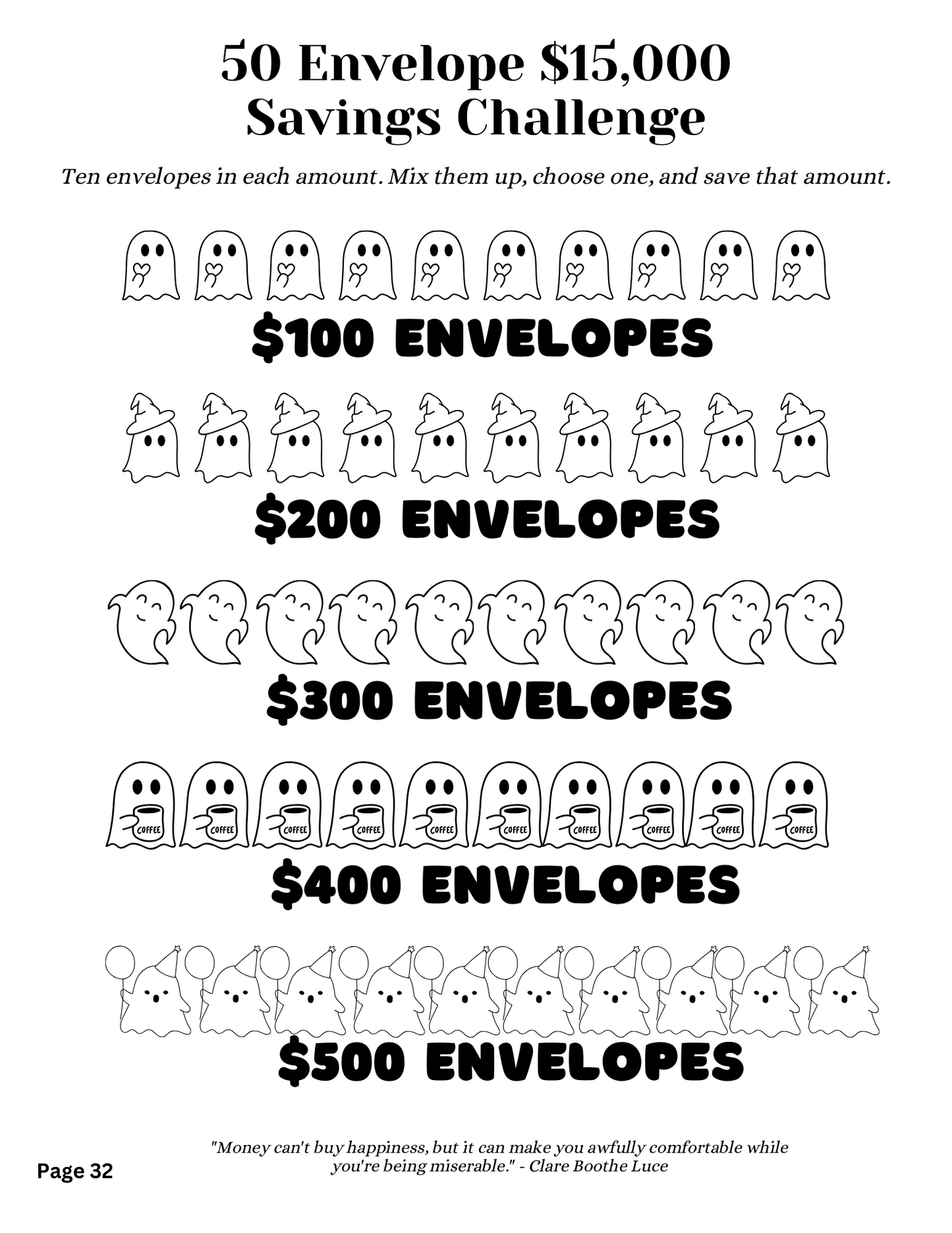 $100K Savings Challenge Book