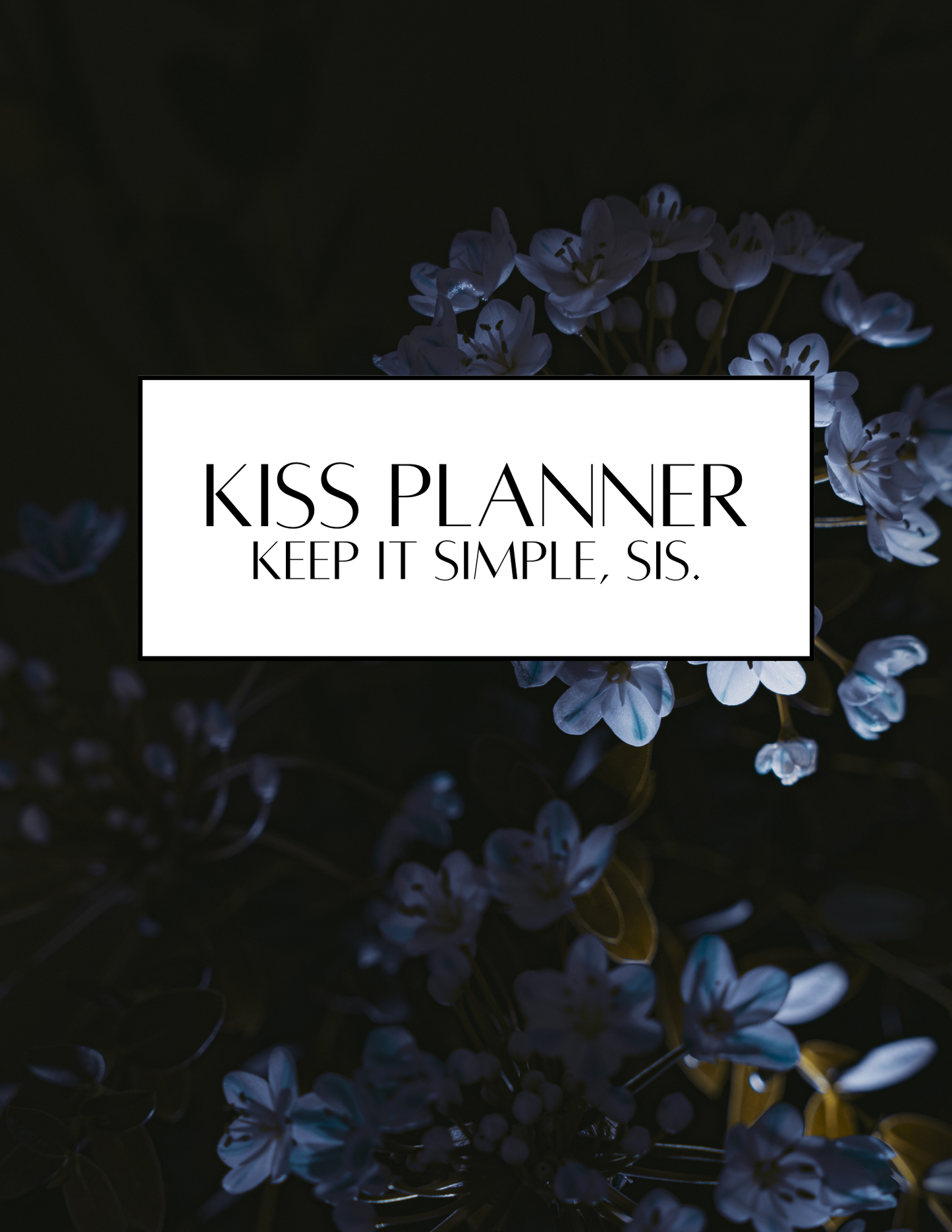 KISS Planner | Keep It Simple, Sis.