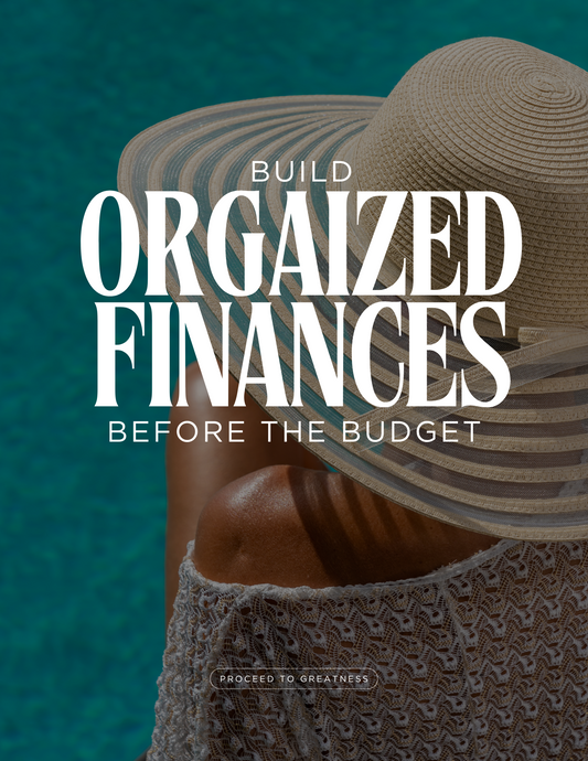 Before the Budget: Organized Finances